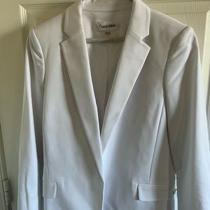 NWT Calvin Klein White Blazer